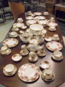 Approximately 70 pieces of Royal Albert Old Country Roses