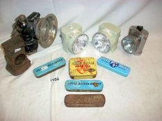 A carbide cycle lamp and other cycle lamps