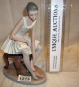 A NAO Ballerina on seat, No. 387