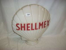 An original Shellmex petrol globe