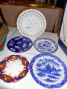 5 plates including Royal Worcester and Aynsley