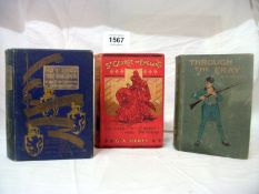 4 volumes by G A Henty including 'St. George for England'