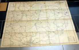 A Railway clearing house Office railway map of East of England