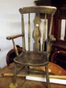 A farmhouse chair