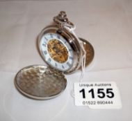 A Modern Masonic mechanical pocket watch