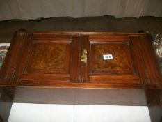 A Victorian mahogany 2 door cabinet