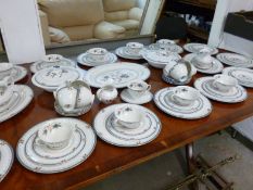 Approximately 80 pieces of Royal Doulton 'Old Colony' tea and dinnerware including Tureen's and