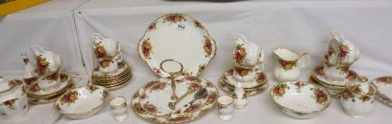 Approximately 40 pieces of Royal Albert Old Country Roses china