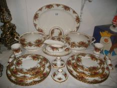 31 pieces of Royal Albert Old Country Roses tea ware