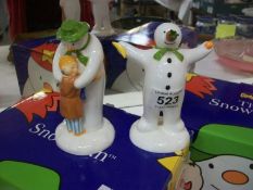 2 boxed Coalport Snowmen figures