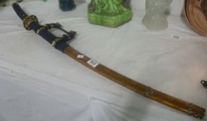 An ornamental Samurai sword