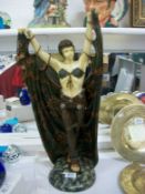 An Art Deco style figurine, (24")