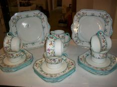 22 pieces of Royal Grafton china tea ware