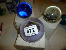 3 boxed Caithness paperweights being 'Space Beacon', 'Concorde' and 'Contract'