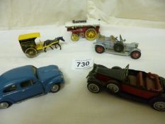 5 old collectable die cast cars