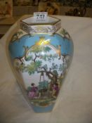 A Royal Worcester commemorative vase, 200 years, 1789 - 1989, 12"
