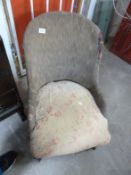 An old nursing chair
