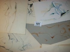 17 nude studies some signed Franklin White