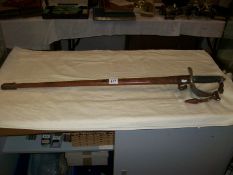 An old sword in scabbard