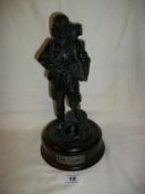 A figure of a soldier from the Lads of Tango Troup