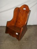 A Victorian lambing chair (Possibly Cherrywood)