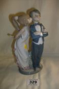 A Lladro figure group 'Together Forever'