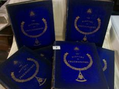 6 volumes entitled "The History of Freemasonry" and dated 1887