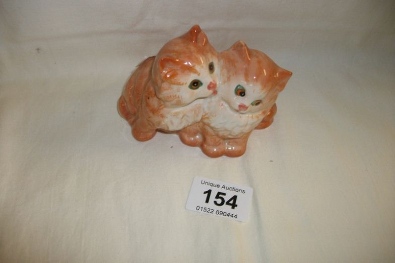 A pair of Beswick ginger kittens, No.1316