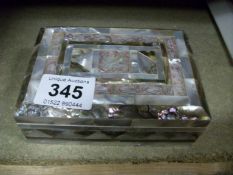 A Victorian Mother of Pearl box