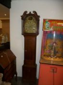 An 8 day Grandfather clock, Andrew Peddie, Stirling