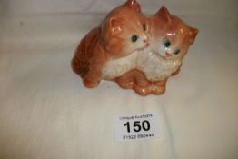 A pair of Beswick ginger kittens, No. 1316