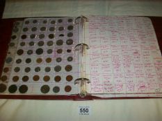 A collection of old coins including Roman