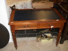 A Victorian mahogany writing desk