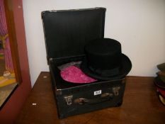 A top hat in a box