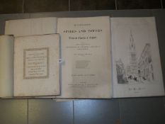 2 volumes of Spires and Towers of England, gallery pictures of Benjamin West