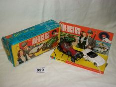 A Corgi gift set 40, The Avengers cars, Inner box in good condition, outer box has tear's etc.