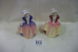 2 Royal Doulton figuries, Dinky doo