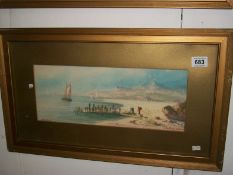 A framed and glazed watercolour entitled 'Cromer Beech' signed D Graham
