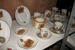 20 items of commemorative china