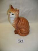 A Beswick ginger cat, No. 1030