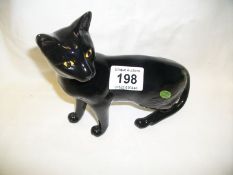 A Beswick black Siamese cat, No. 1897