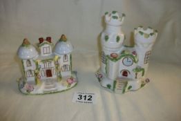 2 Coalport cottages 'Twin Towers' and 'Castle'