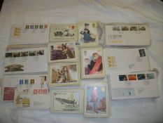 A collection of first day covers and picture cards