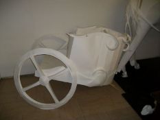 A pair of full size Paper horse and carriage (charity item for Lincoln Cathedral)