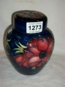 A Moorcroft ginger jar