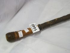 An old bamboo sword stick