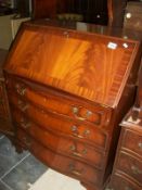 A mahogany bureau