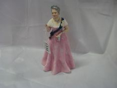 A Royal Doulton Queen Mother 80th birthday figurine