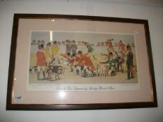 A limited edition print "British Fox Superiority Society Hound Show" by Alexander Charles Jones