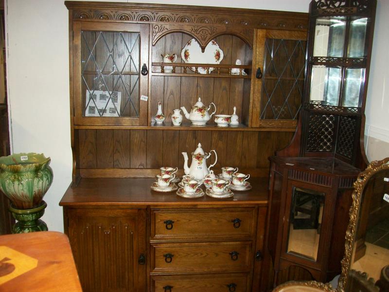 A good quality oak dresser